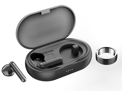 Smart Health Ring with Charging Case