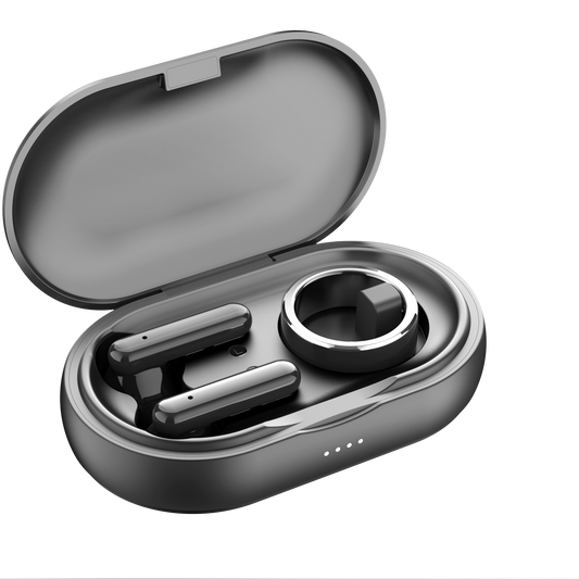 Smart Health Ring with Charging Case