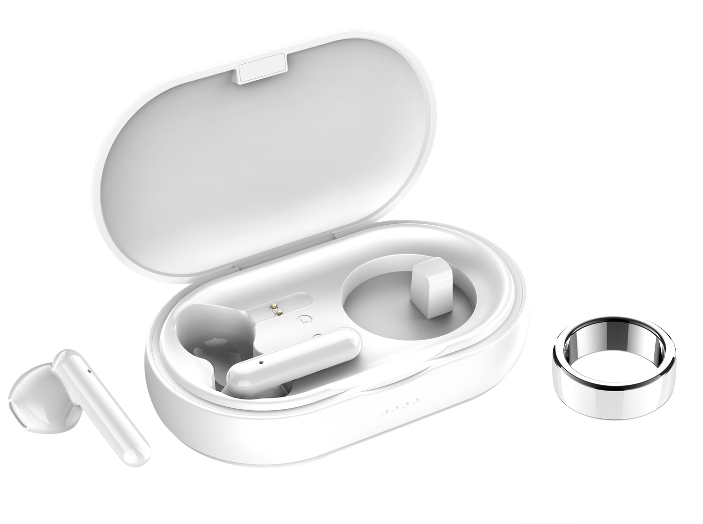 Smart Health Ring with Charging Case