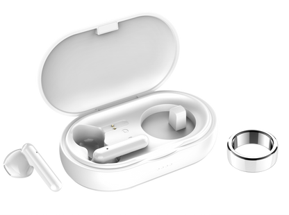 Smart Health Ring with Charging Case