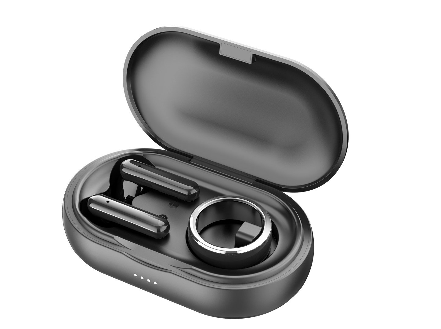 Smart Health Ring with Charging Case