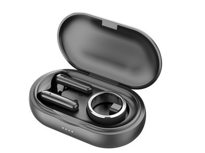 Smart Health Ring with Charging Case