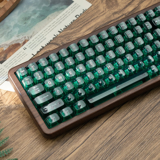 Keyboard with Wooden Case